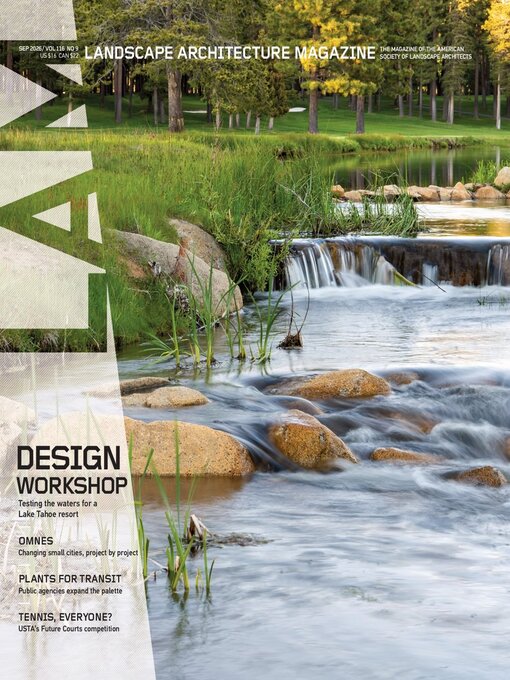 Cover image for Landscape Architecture Magazine